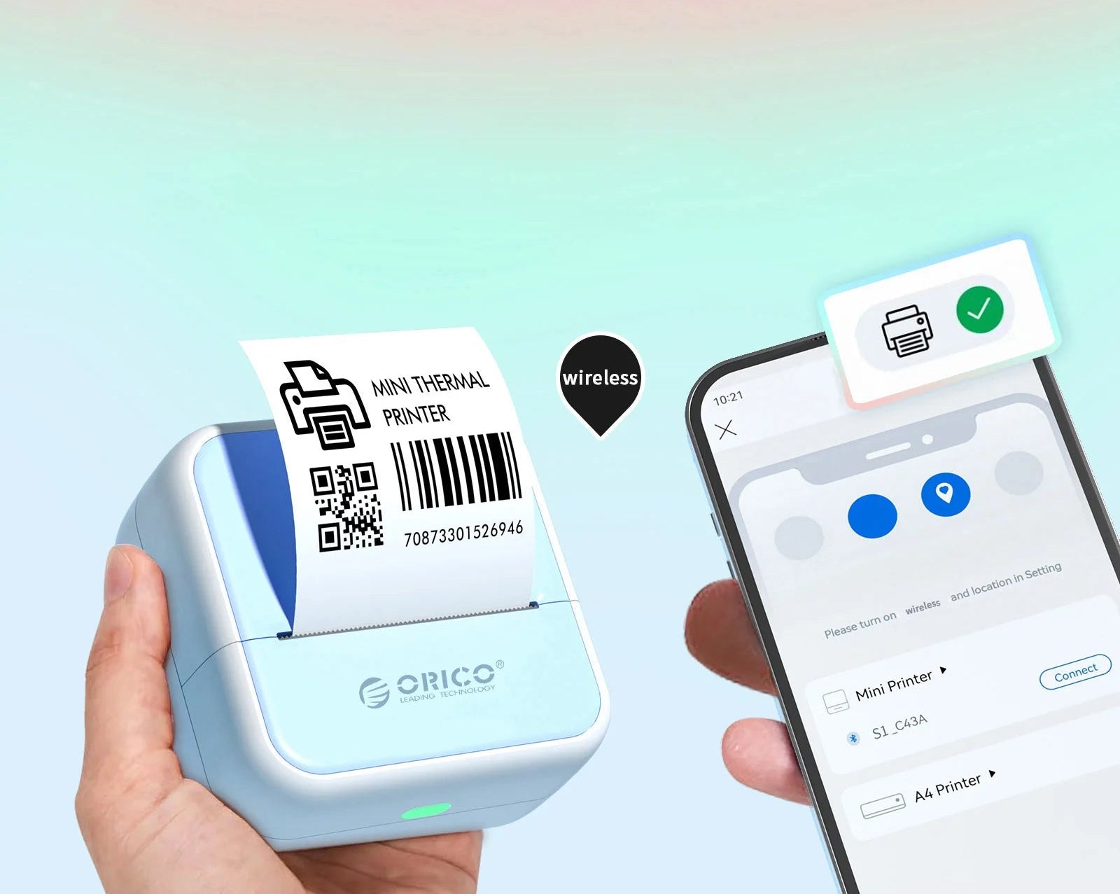 Mini Imprimante Instantanée