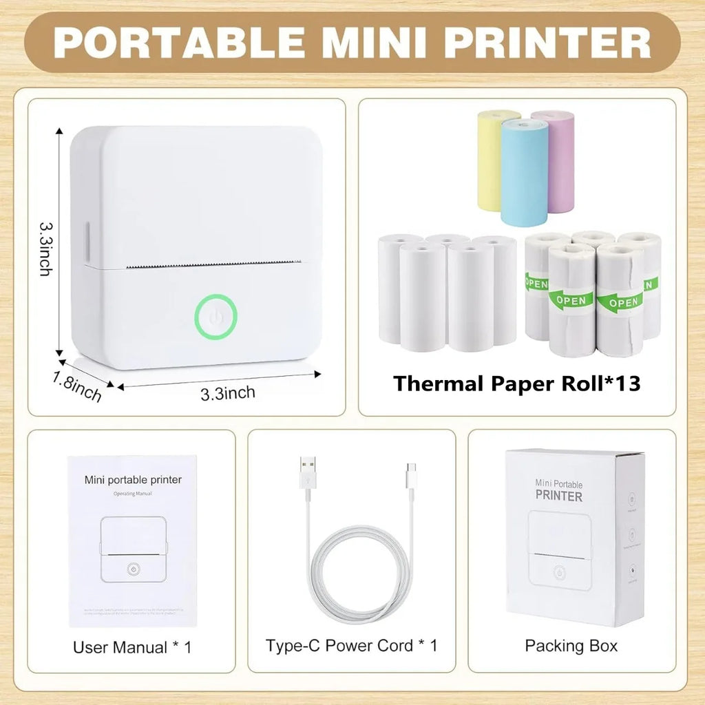 Mini Imprimante Sans Fil Pour Photo